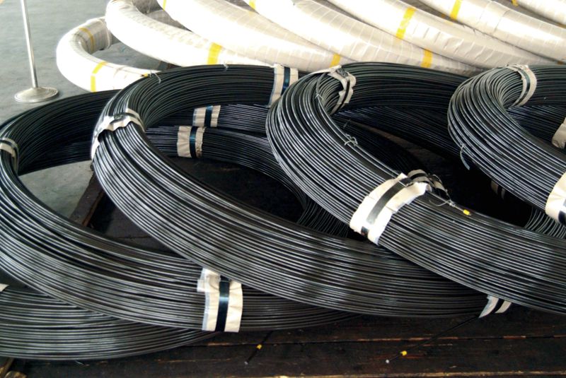 Rough oil quenching-tempering spring steel wire